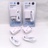 Chargeur mural USB de type C OEM QC3.0 paquet de téléphone portable à charge rapide avec sortie 5V/2,4 A et entrée 9V/2A