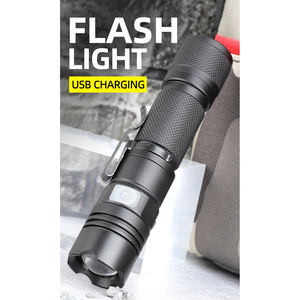 High Brightness Rechargeable <b>LED</b> <b>Flashlight</b> Portable Durable Industrial Grade Waterproof Pocket Clip Outdoor Activities - Product Image 4