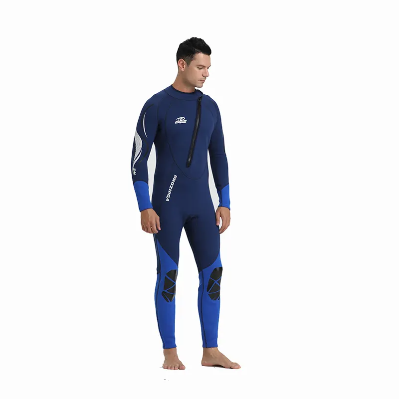 Çin fabrika OEM/ODM iyi satış Aurea bir adet 4/3 Wetsuit üst Mens Logo dalış elbisesi