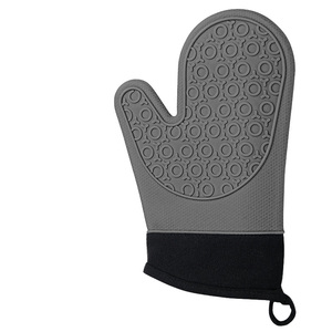 Gants de four en silicone résistant à la chaleur avec <span class=keywords><strong>poignet</strong></span> étendu et poignée antidérapante pour la cuisson et la <span class=keywords><strong>cuisine</strong></span> - Product Image 1