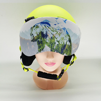 Housse de visière de casque de ski élastique personnalisée, housse de coussin