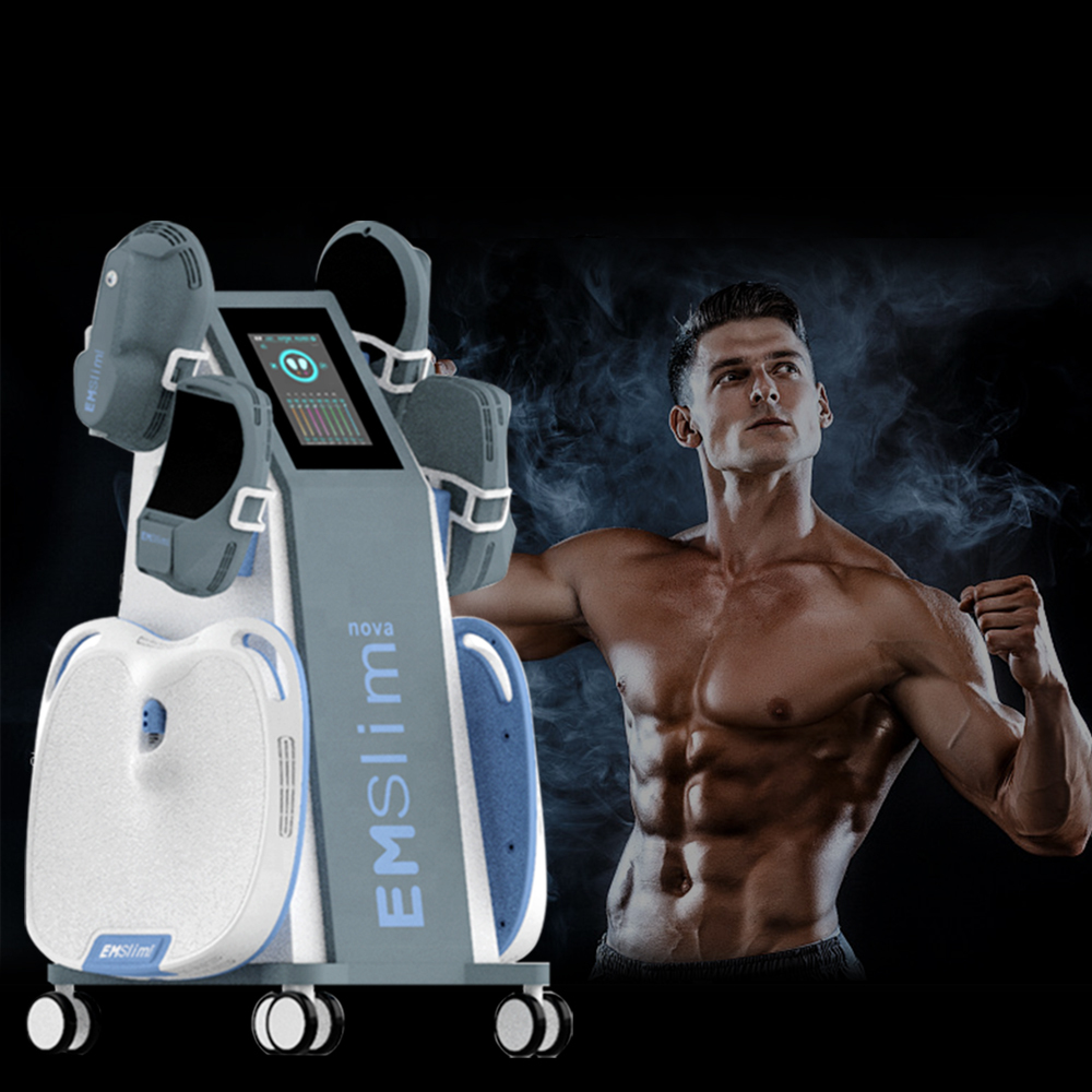 Новая модель, 4 ручки Emslim Neo RF, Электромагнитная стимуляция мышц EMS, потеря веса, Скульптурное устройство для похудения Emslim Nova