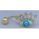 Alla moda sei pezzi di alta gioielleria placcata oro con perla per regalo elegante per l'acquirente attento alla moda - Product Image 1