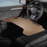 Table de bureau pour Tesla Model Y 3, support pliable pour ordinateur portable sur le volant, plateau pour manger et boire