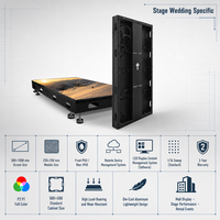 Panel LED para Piso Vishow5.0 Específico para Bodas, Módulo de 250*250mm, 1500cd de Contraste, Caja Grande de Alta Capacidad de Carga