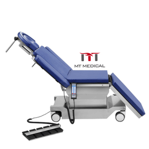 Table d'opération ophtalmologique et ORL électrique DST-II en acier inoxydable 304 avec commande au pied et chaise de médecin en option - Product Image 2