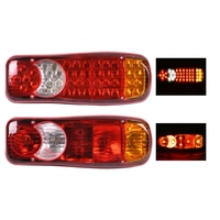 Nouvel ensemble de feux arrière LED pour camion, feu combiné arrière, feu stop, feu de recul, clignotant 12V pour remorque, camion de transport