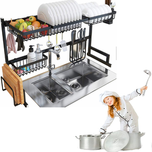 <span class=keywords><strong>Escurridor</strong></span> <span class=keywords><strong>de</strong></span> <span class=keywords><strong>platos</strong></span> ajustable para organizador <span class=keywords><strong>de</strong></span> cocina estante <span class=keywords><strong>de</strong></span> ahorro <span class=keywords><strong>de</strong></span> espacio <span class=keywords><strong>de</strong></span> almacenamiento sobre el fregadero, <span class=keywords><strong>escurridor</strong></span> <span class=keywords><strong>de</strong></span> <span class=keywords><strong>platos</strong></span> <span class=keywords><strong>de</strong></span> <span class=keywords><strong>acero</strong></span> <span class=keywords><strong>inoxidable</strong></span> - Product Image 1