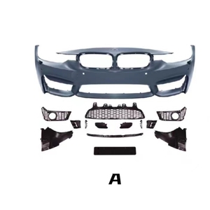 Kit de Carrocería para BMW Serie 3 F30 a M3, Parachoques Delantero, Parachoques Trasero, Faldones Laterales, Guardabarros, Capó GTS, F35 2013-2019, Actualización a Kit M3 - Product Image 4