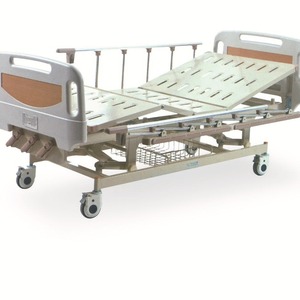 Cama de Hospital Manual Shilleva de Tres Funciones con Respaldo y Reposapiés Ajustables para Cuidado de Pacientes Adultos - Product Image 3