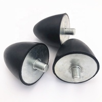 Molde personalizado de silicona cónica/caucho de nitrilo, Amortiguador de vibración, bloque silencioso, precio de fábrica