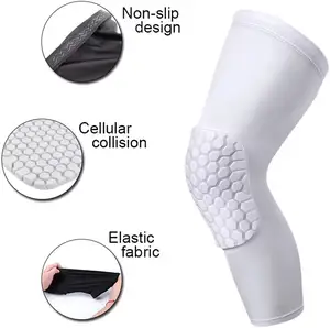 Sports Knee Pads Knee Protector Pressurized Elastic Kneepad Support Fitness Gear Basketball Volleyball Brace Sports accessories
