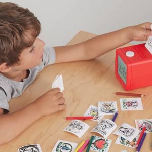 Impresora Térmica Portátil Mini sin Tinta <span class=keywords><strong>con</strong></span> Batería Recargable y Descripción de Voz por IA, en Caja <span class=keywords><strong>con</strong></span> Adhesivos, para Niños de 5 a 7 Años - Product Image 5