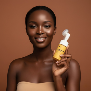 MOQ 100 piezas Set de Cuidado de la Piel Aclarante, Espuma Limpiadora <span class=keywords><strong>Facial</strong></span> de Cúrcuma a Bajo Precio - Product Image 2