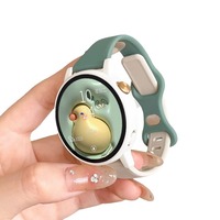 Bracelet Silicone 18/20/22mm pour Huawei Watch 3 GT2 Pro Sport pour Huawei Gt3/4 Slim Band Charm Type