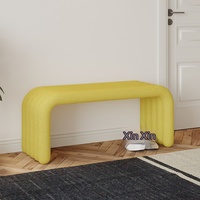 Banc de repos moderne en laine, robuste et résistant, pour l'entrée de la maison, le salon, la salle à manger, la chambre et le bureau à domicile