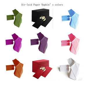 <span class=keywords><strong>Serviettes</strong></span> de table modernes carrées en <span class=keywords><strong>papier</strong></span> Airlaid pour la décoration intérieure - Product Image 3