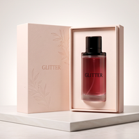 Boîte cadeau de luxe personnalisée avec logo, rigide, pour parfum, en nylon/PVC/BOPP/polypropylène, avec insert en mousse EVA, 500 pièces