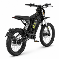 دراجة كهربائية ZONSEN EX1-S للطرق الوعرة بمحرك وسطي 800 واط وبطارية 48 فولت 28 أمبير ساعة وعزم دوران 100 نيوتن متر وشوكة مقلوبة