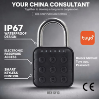 Cadenas intelligent étanche IP67, serrure électronique à code sans clé en alliage de zinc pour armoire de gym, bagages, coffre, casier scolaire