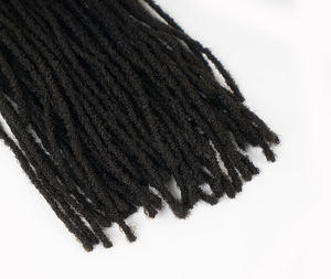 Julianna Micro Short 18 pulgadas trenzas de ganchillo sintéticas extensiones de cabello Ombre Natural Sisterlocks Soft Dreadlocks Sister Locs - Product Image 3