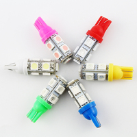 T10 194 168 5050 9SMD Blanc 9 Leds Auto Led lumières t10 led ampoule 12v lumière