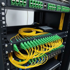 Divisor PLC para Montaje en Rack 1x2 1x4 1x8 1x16 1x32 1M Fibra Óptica SC/UPC FTTH PVC/LSZH FASO con Certificación CE - Product Image 1