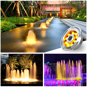 12V RGB 24V đài phun nước Đèn Ngoài Trời âm nhạc IP68 chìm dưới nước <span class=keywords><strong>LED</strong></span> Đài phun nước vòng ánh sáng - Product Image 2