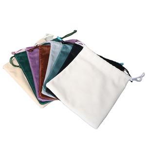 Logo ile kadife kılıf çanta s kullanarak özel siyah hediye İpli kadife kılıf çanta kadife ev ürünleri - Product Image 2