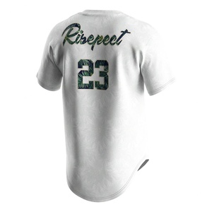 Newest V Neck Embroidery Street Culture White 100% <b>Polyester</b> v Neck Solid Baseball Sports Custom Jersey Uniform T <b>Shirt</b> Baseball - Product Image 4