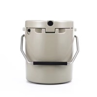 Glacière isotherme PE rotomoulée 8L grande capacité personnalisable, moderne, rayée, motif dessin animé, avec bec verseur et panier, logo personnalisé, livraison en 5 jours