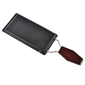 Plaque de cuisson <span class=keywords><strong>raclette</strong></span> portable et pliable antiadhésive pour <span class=keywords><strong>fromage</strong></span>, plateau de fusion à la bougie avec poignée et spatule, outil de barbecue domestique - Product Image 1