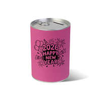 Boîte à monnaie et porte-stylo promotionnels avec logo personnalisé, graffiti DIY pour cadeaux d'affaires et cadeaux bancaires, MOQ 500 pièces