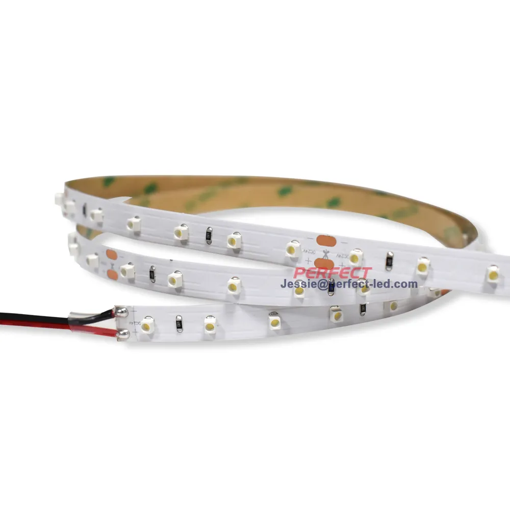شريط إضاءة led مرن بجهد منخفض يعمل بجهد 12 فولت و 24 فولت بزاوية 60 درجة مع تصميم جديد