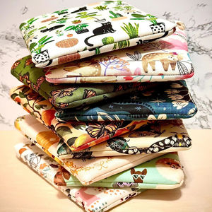 Tissu de livre rembourré imprimé personnalisé Kindle Sleeve IPad Fabric Sleeve - Product Image 1