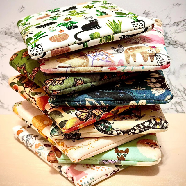 Custom Printed Padded Book Fabric Kindle Sleeve IPad Fabric Sleeve