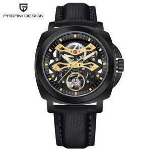 Top Luxury Men's <b>Mechanical</b> <b>Watch</b> Custom Logo Waterproof Nylon Wristwatch with ETA Movement Chronograph New Design - Product Image 4