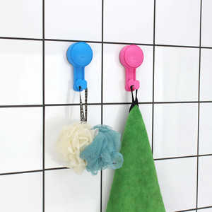 Nuevos ganchos de succión para cocina y baño, ganchos de succión para cuarto de ducha montados en la pared, ganchos de ventosa de plástico <span class=keywords><strong>azul</strong></span> - Product Image 5