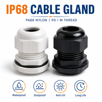 Passe-câble étanche IP68 en nylon pour éclairage extérieur, panneau solaire, boîtier de jonction LED, enclos marin/bateau