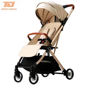 नई foldable बच्चे strollers समायोज्य बाक़ी दूरबीन रॉड चंदवा संरक्षित बच्चों बिक्री के लिए छोटी गाड़ी बच्चों की गाड़ी वाहक