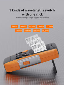 FTTH OEM/ODM Multimètre à <span class=keywords><strong>fibre</strong></span> tout-en-un G9-D0500 OPM+VFL Équipement de <span class=keywords><strong>fibre</strong></span> <span class=keywords><strong>optique</strong></span> Sonde InGaAs Gamme de longueurs d'onde 850-1700 nm - Product Image 4