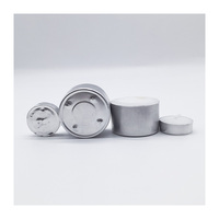 Bougies chauffe-plat 1 heure dans des boîtes de 50 cire de paraffine pour la menorah de Hanukkah et l'éclairage votif d'anniversaire