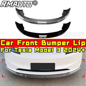 Accessoires extérieurs pour Tesla Model 3 2024+ : Lame de pare-chocs avant, séparateur, diffuseur, spoiler, protection de pare-chocs, kit carrosserie - Product Image 2