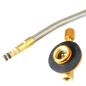 Conector de Manguera Regulador de Estufa de Gas para Exteriores, Adaptador de Estufa de Gas para Acampar, Senderismo, Quemador Portátil - Product Image 3