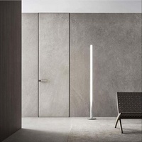Porte intérieure en bois plaqué bois blanc pour chambre à coucher, porte invisible sans cadre en bois et aluminium