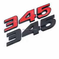3D металлический 345 наклейка на крыло автомобиля с эмблемами для Chrysler 300C 2500 3500