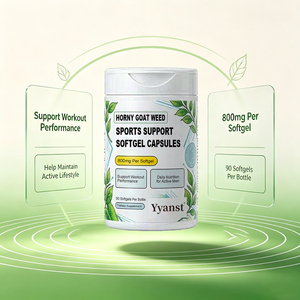 Extrait naturel de Horny Goat Weed 800mg, gélules de soutien sportif, 90 pièces, améliore l'endurance et l'énergie, complément alimentaire quotidien à base de plantes - Product Image 4