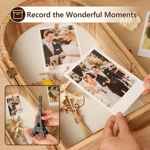 <span class=keywords><strong>Cornice</strong></span> Shadow Box con Ripiani Rimovibili, Grande Espositore Profondo per Bouquet da Matrimonio, Medaglie, Foto, Ricordi - Product Image 5