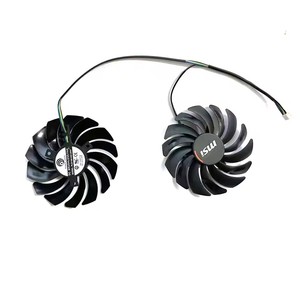 ใหม่95mm PLD1010S12HH 4PIN 4PIN RX5700พัดลม GPU สำหรับ <span class=keywords><strong>MSI</strong></span> RX5700 5700XT การ์ดเกม<span class=keywords><strong>5600</strong></span> <span class=keywords><strong>XT</strong></span> - Product Image 3