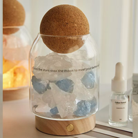Diffuseur d'huiles essentielles en pierre de cristal sans flamme, longue durée, pour aromathérapie d'intérieur, ornement décoratif, cadeau parfumé